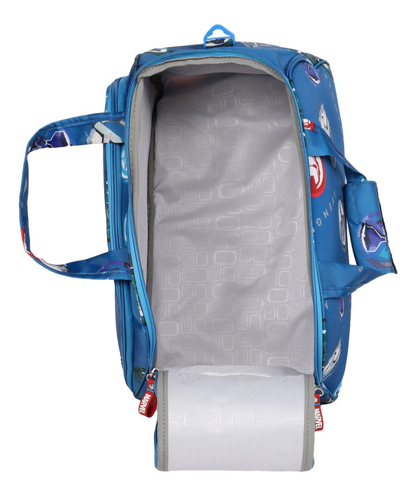 Novex Marvel Original Avengers Polyester Kids Travel Duffle Bag - Blue - Genx Bags Online