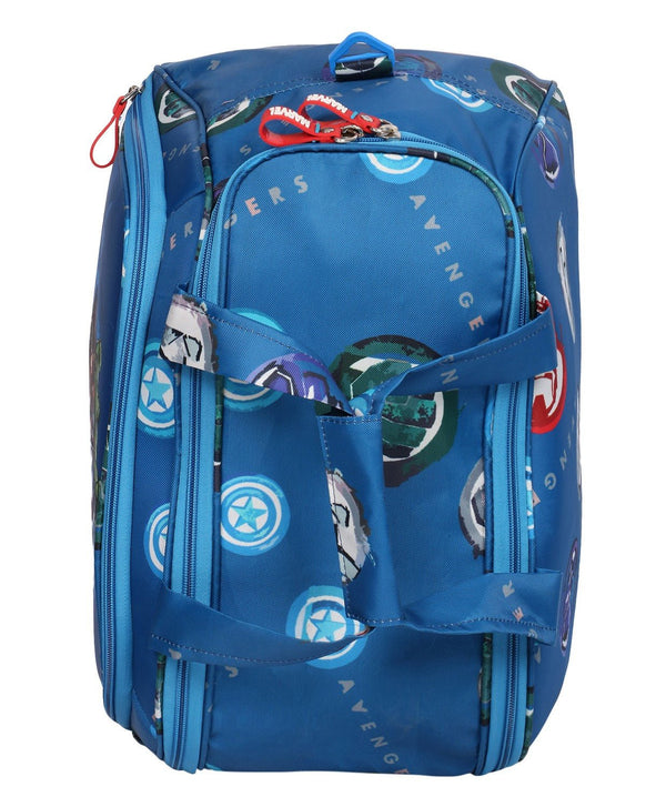 Novex Marvel Original Avengers Polyester Kids Travel Duffle Bag - Blue - Genx Bags Online