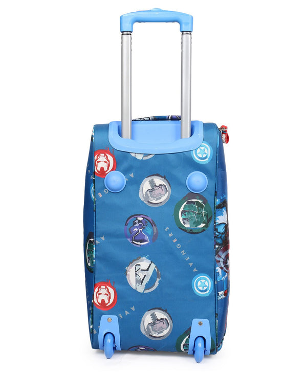 Novex Marvel Original Avengers Polyester Kids Travel Duffle Trolley Bag - Blue - Genx Bags Online
