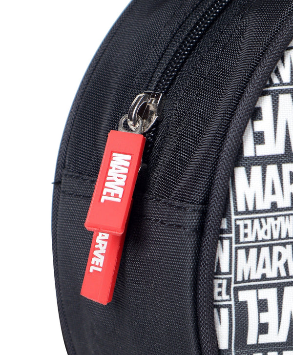 NOVEX Marvel Original Round Backpack Bag with Adjustable Strap - Black - Genx Bags Online