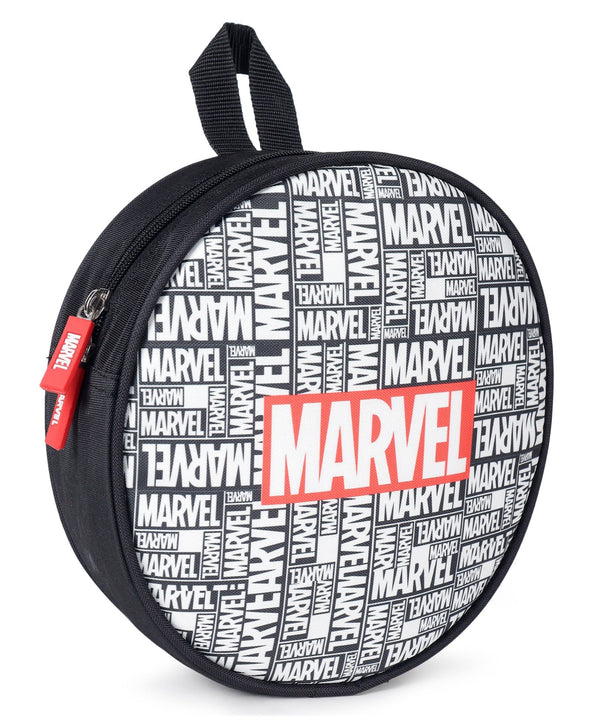 NOVEX Marvel Original Round Backpack Bag with Adjustable Strap - Black - Genx Bags Online