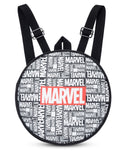 NOVEX Marvel Original Round Backpack Bag with Adjustable Strap - Black - Genx Bags Online