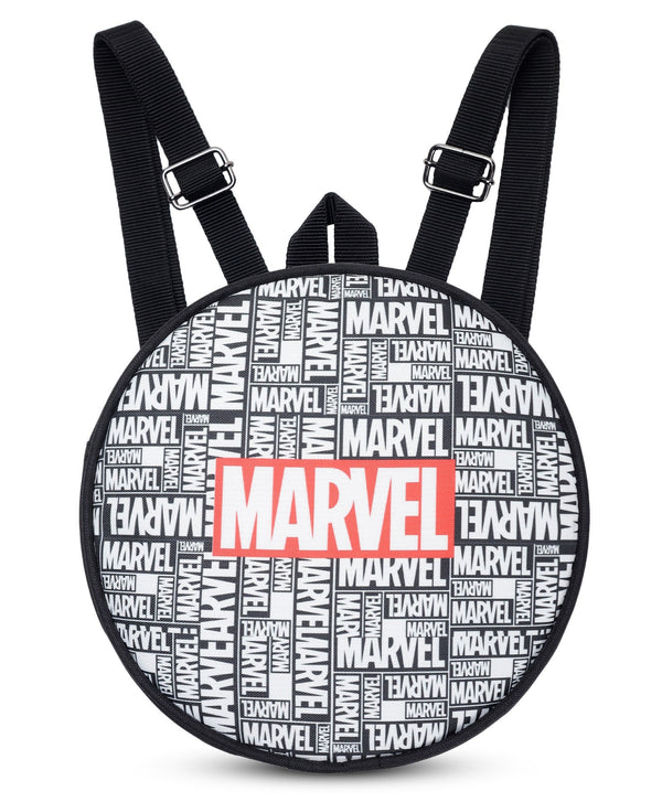 NOVEX Marvel Original Round Backpack Bag with Adjustable Strap - Black - Genx Bags Online