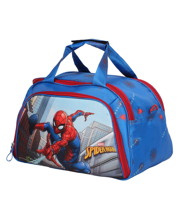 Novex Marvel Original Spider Man Polyester Kids Travel Duffle Bag - Blue - Genx Bags Online