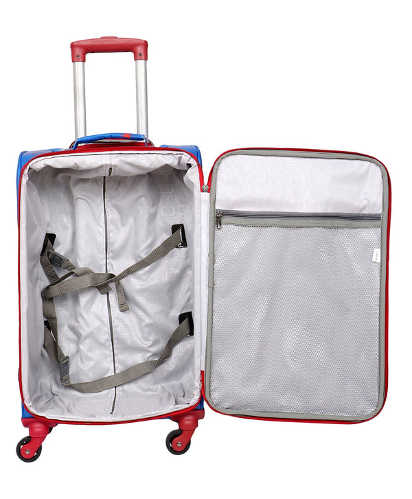 Novex Marvel Original Spider Man Polyester Kids Trolley Bag with 4 Wheel - Genx Bags Online