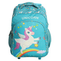 NOVEX Original Unicorn Kids Backpack Trolley Bag with 2 Wheel, Turquoise/Kids Backpack/Kids School Bag - Genx Bags Online
