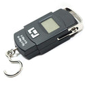 Portable Electronic Digital Hanging Luggage Weighing Scale Up-to 50 kg with LCD Display and Back Light, Small, Black - Genx Bags Online