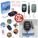 Portable Electronic Digital Hanging Luggage Weighing Scale Up-to 50 kg with LCD Display and Back Light, Small, Black - Genx Bags Online
