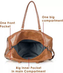 PU Leather Hand Travel Duffle 36 L 19" Bag - Genx Bags Online