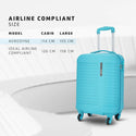 Safari Aerodyne Lightweight Hard Luggage With TSA Lock and Airline Compliant Sizing 77 (CM) Large bag - Genx Bags Online