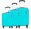 Safari Carter Hard Luggage Set of 3 Trolley Bags (55CM, 67CM, 76CM) - Genx Bags Online