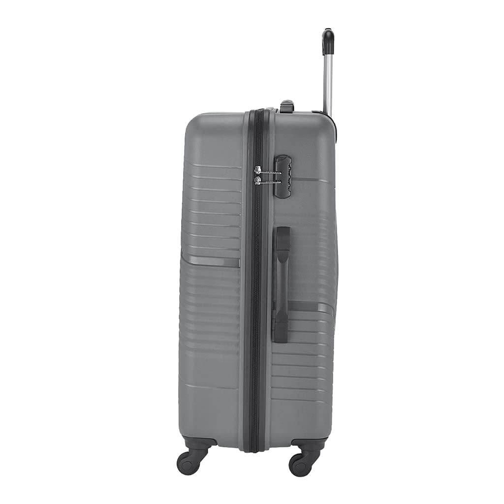 VIP Oakland 4 Wheel Hard Luggage Trolley Bag 55cm Grey