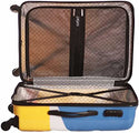 Safari Chroma Plus Hard Luggage - Printed Yellow - Genx Bags Online