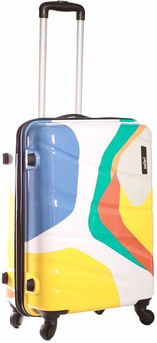 Safari Chroma Plus Printed Trolley Bags Chroma Hard Sided Set of 3 PCs (55, 66, 77 CM) - Genx Bags Online