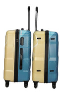 Safari Coast Line Polycarbonate Printed Multi-Color 4 Wheels Hard sided Trolley Luggage - Genx Bags Online