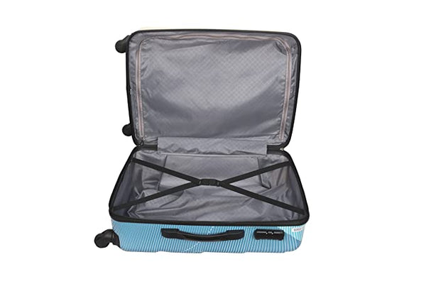 Safari Coast Line Polycarbonate Printed Multi-Color 4 Wheels Hard sided Trolley Luggage - Genx Bags Online