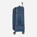 Safari Denim Plus Anti Theft Soft luggage and TSA lock, Dual wheels , Securi Zipper and Detailed Interiors with Wet Pouch 80 (CM) Large bag - Genx Bags Online