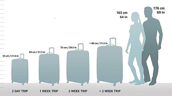 Safari Drive Hard-Sided Polypropylene 5 Years Warranty Luggage Set of 3 Trolley Bags (55 & 67 & 76 cm) - Genx Bags Online