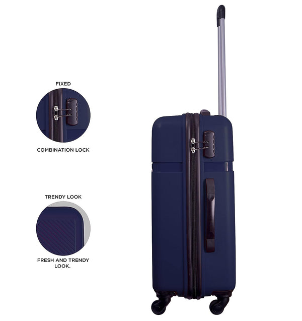Safari Drive Hard-Sided Polypropylene 5 Years Warranty Luggage Set of 3 Trolley Bags (55 & 67 & 76 cm) - Genx Bags Online