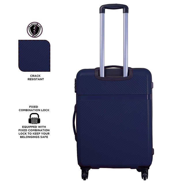 Safari Drive Hard-Sided Polypropylene 5 Years Warranty Luggage Set of 3 Trolley Bags (55 & 67 & 76 cm) - Genx Bags Online
