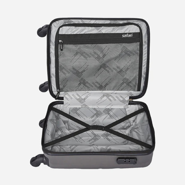 Safari Flo Secure Hard Luggage 66 (CM) Medium bag - Genx Bags Online