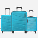 Safari Flo Secure Hard luggage with Anti-Theft Zipper and Detailed Interiors - Combo (Set of 3) - Genx Bags Online