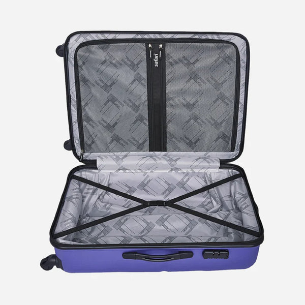 Safari Flo Secure Hard luggage with Anti-Theft Zipper and Detailed Interiors - Combo (Set of 3) - Genx Bags Online