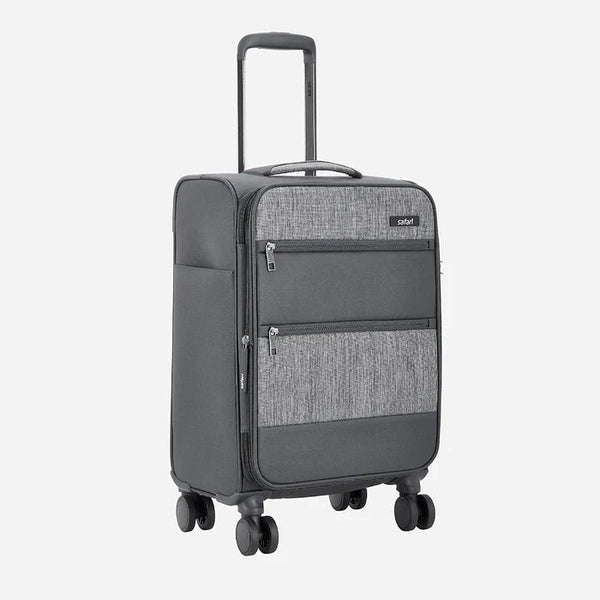 Safari Harmony Anti Theft Soft Luggage with TSA lock, Securi Zipper, Dual Wheels and USB Port 57 (CM) Cabin bag - Genx Bags Online