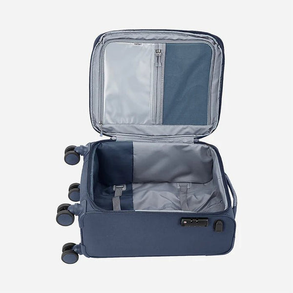 Safari Harmony Anti Theft Soft Luggage with TSA lock, Securi Zipper, Dual Wheels and USB Port 81 (CM) Large bag - Genx Bags Online