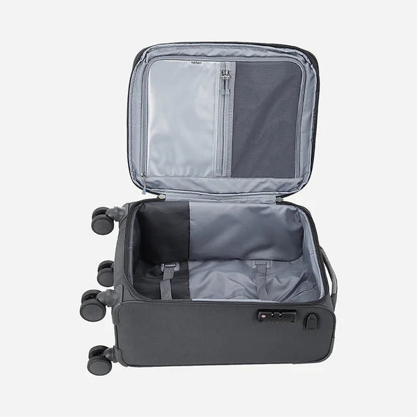 Safari Harmony Anti Theft Soft Luggage with TSA lock, Securi Zipper, Dual Wheels and USB Port 81 (CM) Large bag - Genx Bags Online