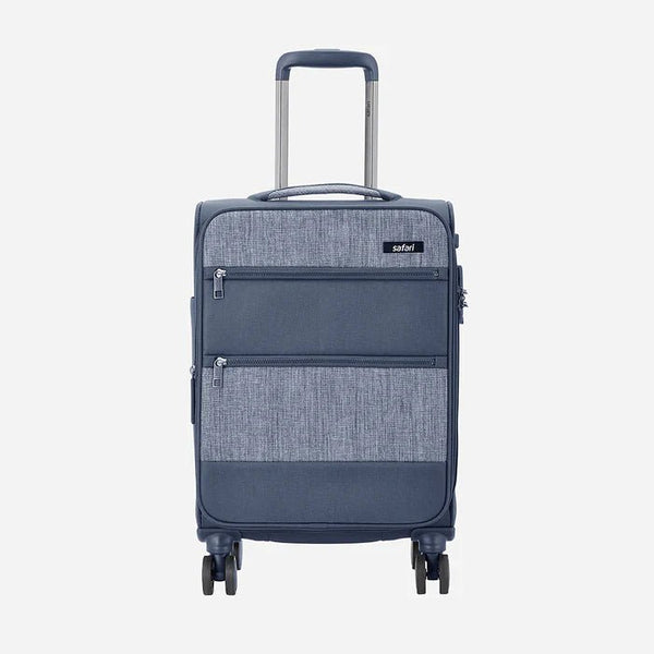 Safari Harmony Anti Theft Soft Luggage with TSA lock, Securi Zipper, Dual Wheels and USB Port 81 (CM) Large bag - Genx Bags Online