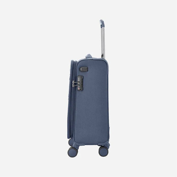 Safari Harmony Anti Theft Soft Luggage with TSA lock, Securi Zipper, Dual Wheels and USB Port 81 (CM) Large bag - Genx Bags Online