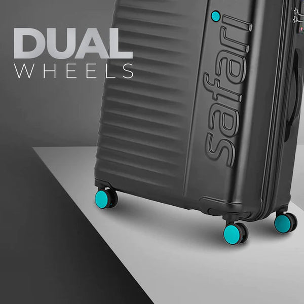 Safari Ignite Anti Theft Hard luggage with TSA lock and Dual Wheels 81 (CM) Large bag - Genx Bags Online