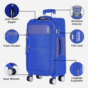 Safari Jetsetter Anti Theft Expandable Soft Luggage with Securi Zipper, TSA lock and Dual Wheels 59 (CM) Cabin bag - Genx Bags Online