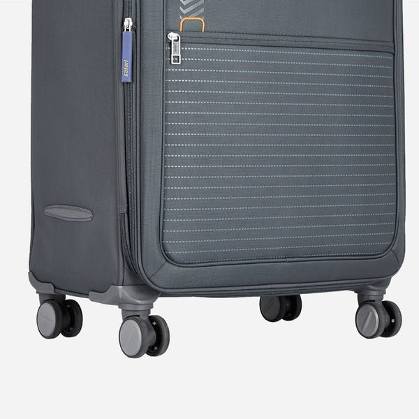 Safari Jetsetter Anti Theft Expandable Soft Luggage with Securi Zipper, TSA lock and Dual Wheels 59 (CM) Cabin bag - Genx Bags Online