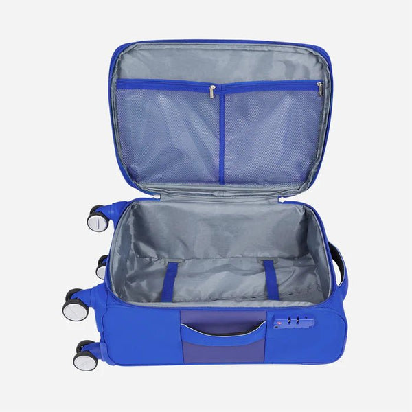 Safari Jetsetter Anti Theft Expandable Soft Luggage with Securi Zipper, TSA lock and Dual Wheels 71 (CM) Meduim bag - Genx Bags Online