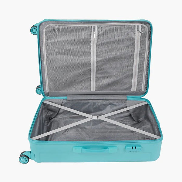 Safari Linea Hard Luggage With Dual Wheels and Detailed Interiors 79 (CM) Large bag - Genx Bags Online