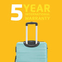 Safari Mint Hard Luggage with Anti Theft Zipper and Dual Wheels 55 (CM) Cabin bag - Genx Bags Online