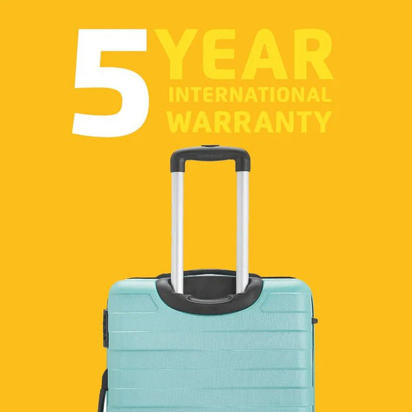Safari Mint Hard Luggage with Anti Theft Zipper and Dual Wheels 55 (CM) Cabin bag - Genx Bags Online
