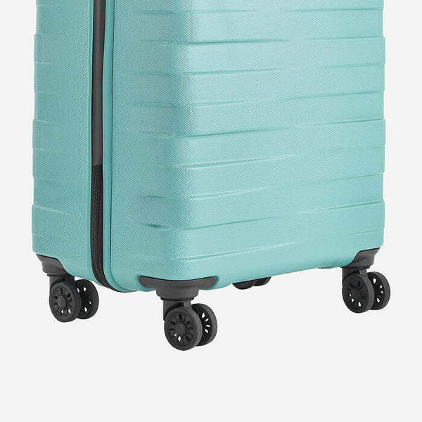 Safari Mint Hard Luggage with Anti Theft Zipper and Dual Wheels 69 (CM) Meduim bag - Genx Bags Online