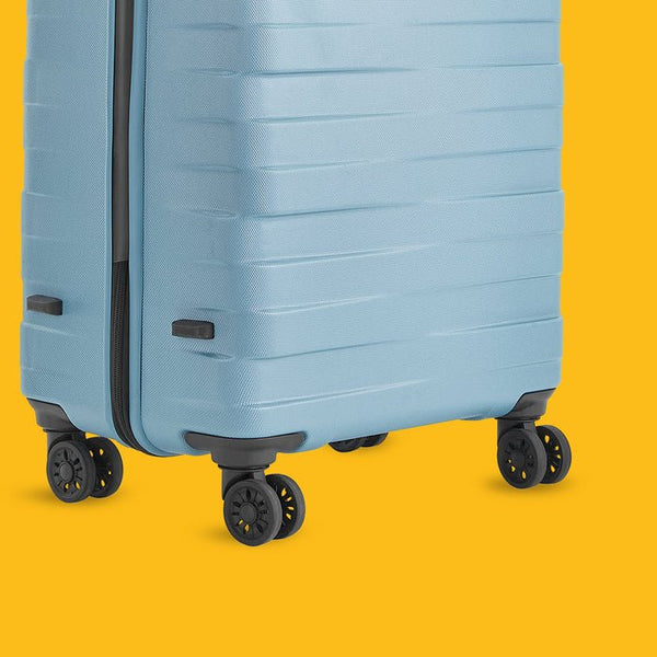 Safari Mint Hard Luggage with Anti Theft Zipper and Dual Wheels 69 (CM) Meduim bag - Genx Bags Online