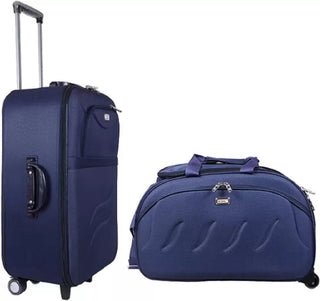 Soft Body Set of 2 Luggage - Polyester Softsided Suitcase Combo 24" & 20" - Genx Bags Online