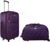 Soft Body Set of 2 Luggage - Polyester Softsided Suitcase Combo 24" & 20" - Genx Bags Online