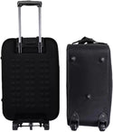 Soft Body Set of 2 Luggage - Polyester Softsided Suitcase Combo 24" & 20" - Genx Bags Online