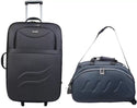 Soft Body Set of 2 Luggage - Polyester Softsided Suitcase Combo 24" & 20" - Genx Bags Online