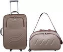 Soft Body Set of 2 Luggage - Polyester Softsided Suitcase Combo 24" & 20" - Genx Bags Online