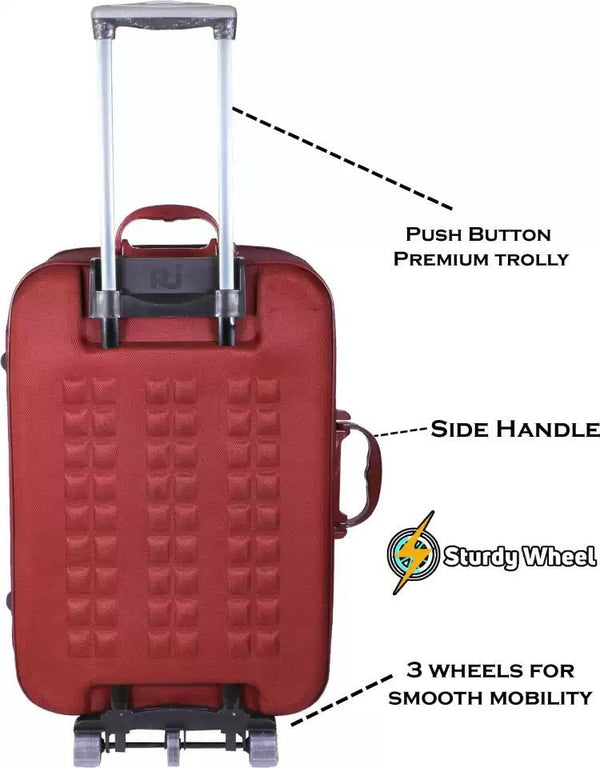 Soft Body Set of 2 Luggage - Suitcase Combo Set Pack of 2 24" & 20" - Genx Bags Online