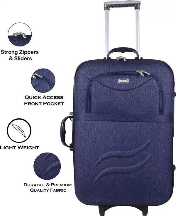 Soft Body Set of 2 Luggage - Suitcase Combo Set Pack of 2 24" & 20" - Genx Bags Online