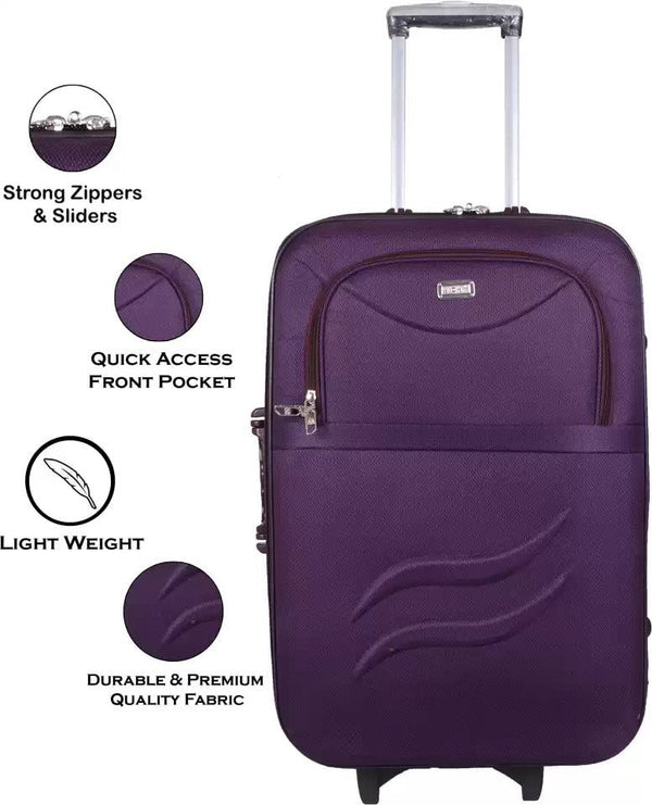 Soft Body Set of 2 Luggage - Suitcase Combo Set Pack of 2 24" & 20" - Genx Bags Online