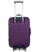 VIDHI Polyester Suitcase Combo Set (Pack of 2) 20" Cabin Luggage Trolley Bag & 24" Check-in Luggage Trolley Bag (Turquoise) - Genx Bags Online